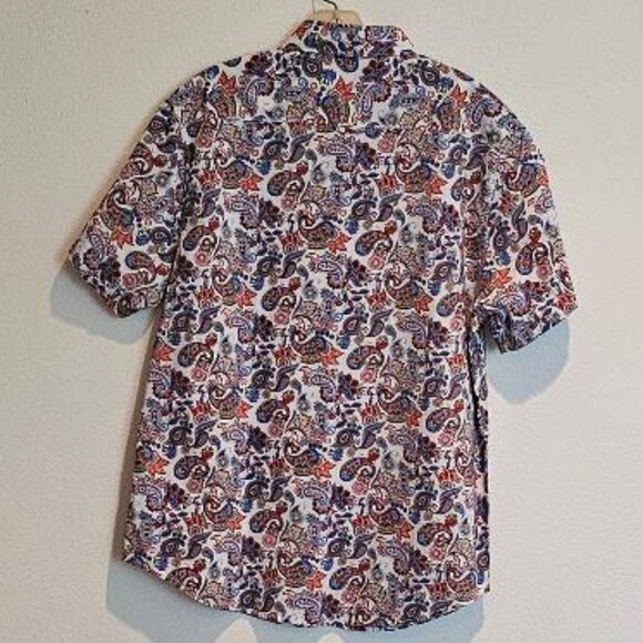 DENIM & FLOWER Men's Shirt NWT - Size Large - Paisley Print - Picture 4 of 4